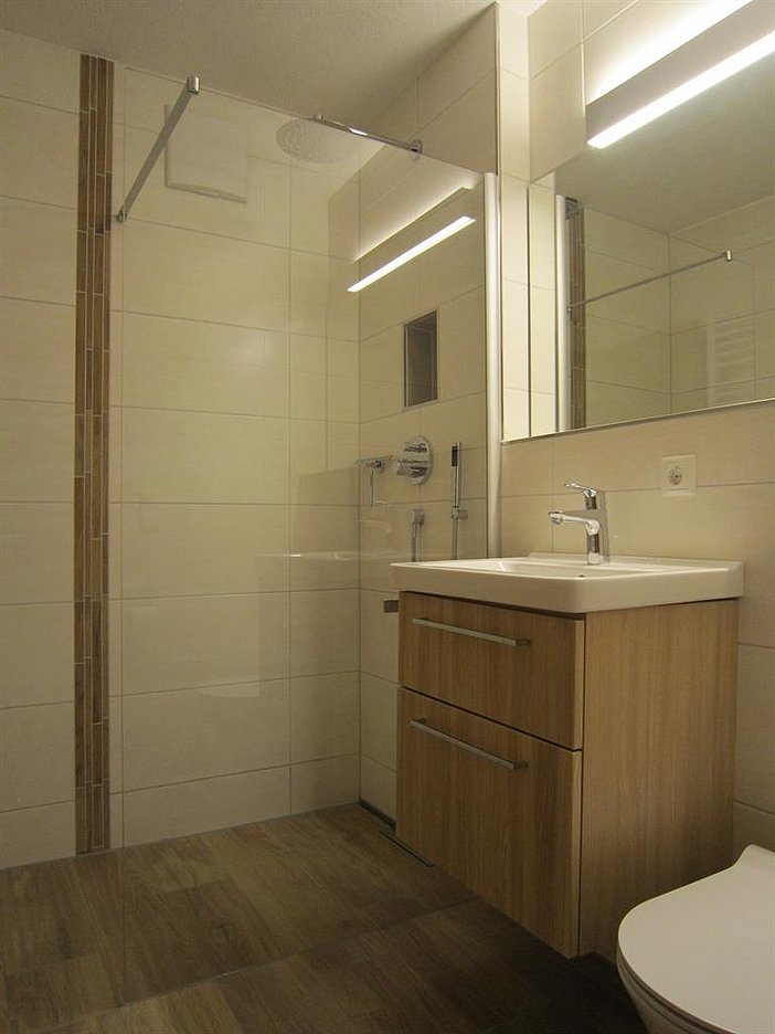 Begehbare Dusche