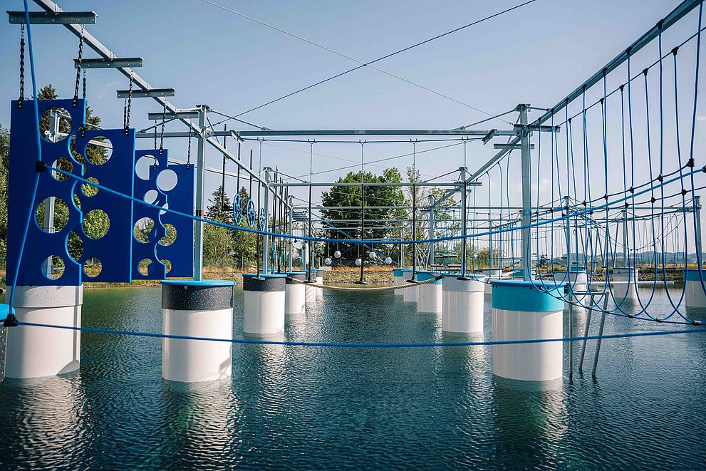 AlpspitzSPLASH Kletterpark im Wasser