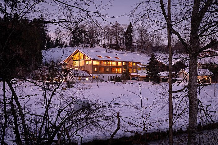 Eibele Chalets Obserstaufen im Winter