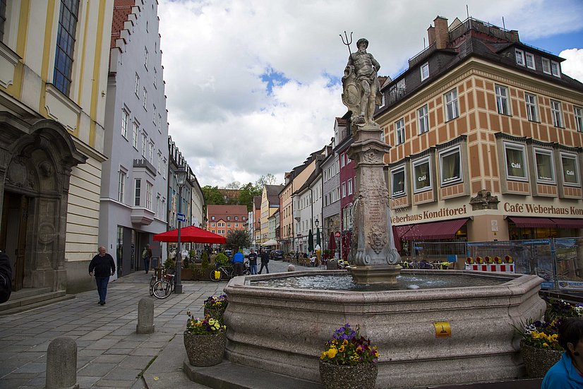 Der Marktplatz von Kaufbeuren