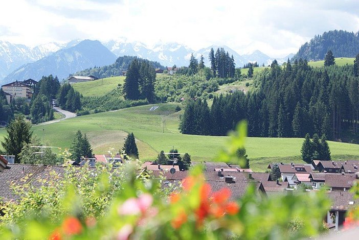 Ausblick in die Oberstdorfer Berge