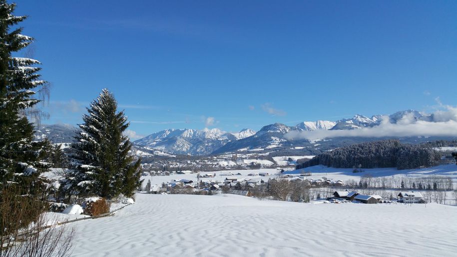 Ausblick FeWo 1 EG Winter