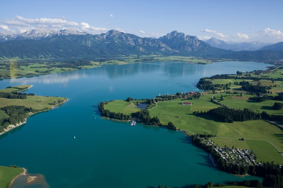Blick auf den Forggensee