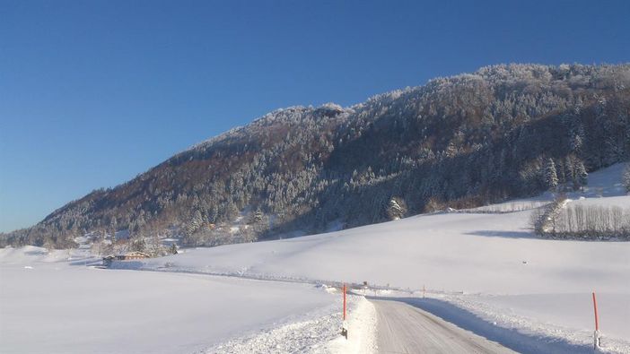 Anfahrt im Winter