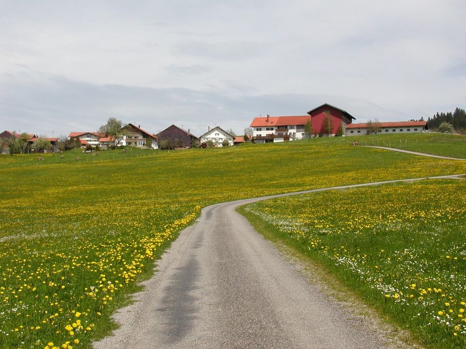 Weg nach Vorderreute