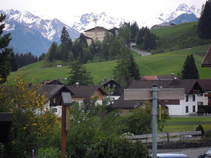 Aussicht vom Balkon