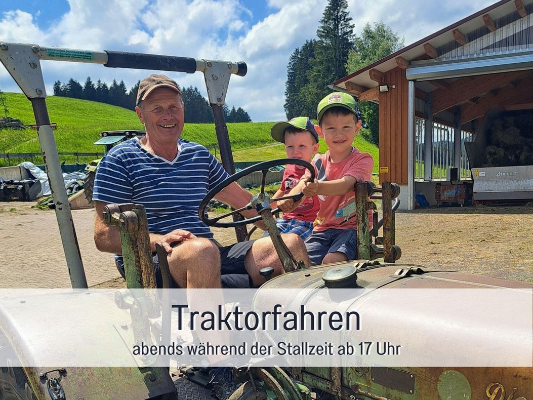 Traktor fahren