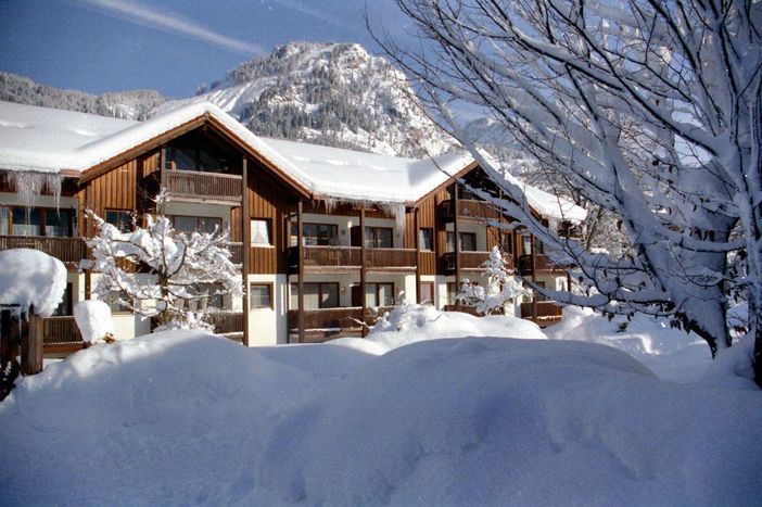Haus im Winter