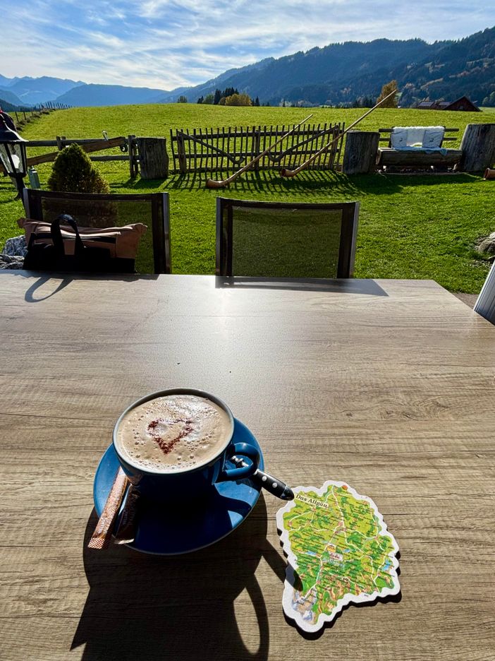 Kaffee - Pause mit Ausblick