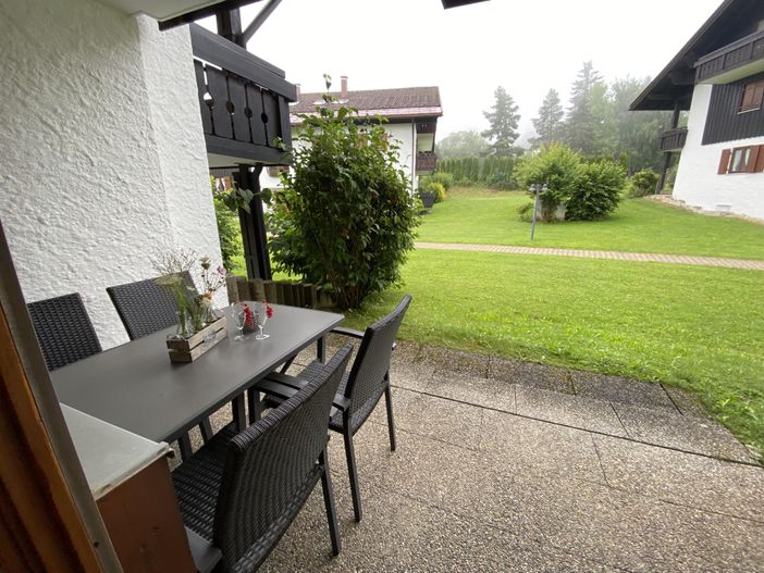 Überdachte Terrasse