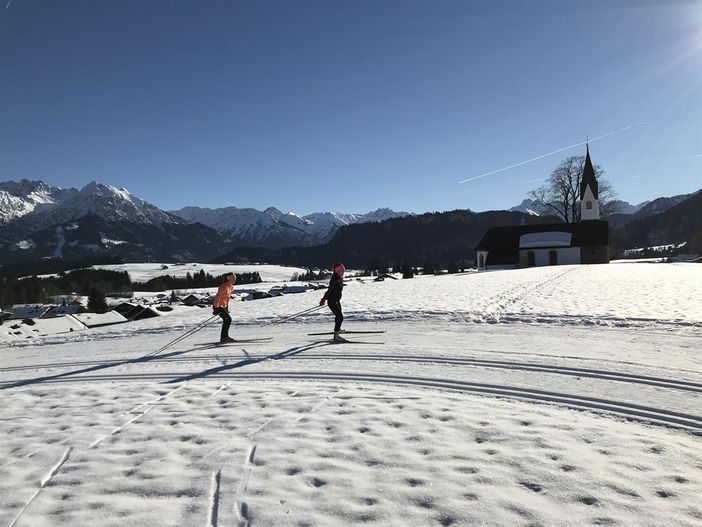 Tolle Loipen mit herrlichem Panorama