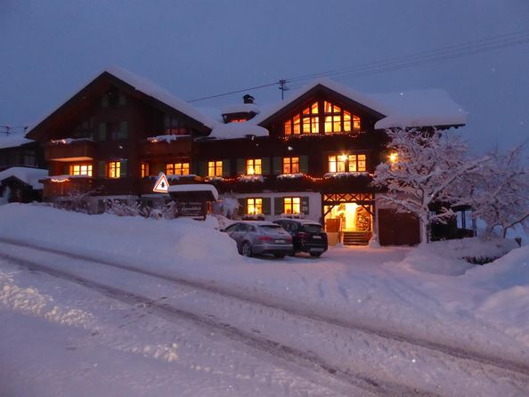 Gästehaus Alpseeblick im Winter