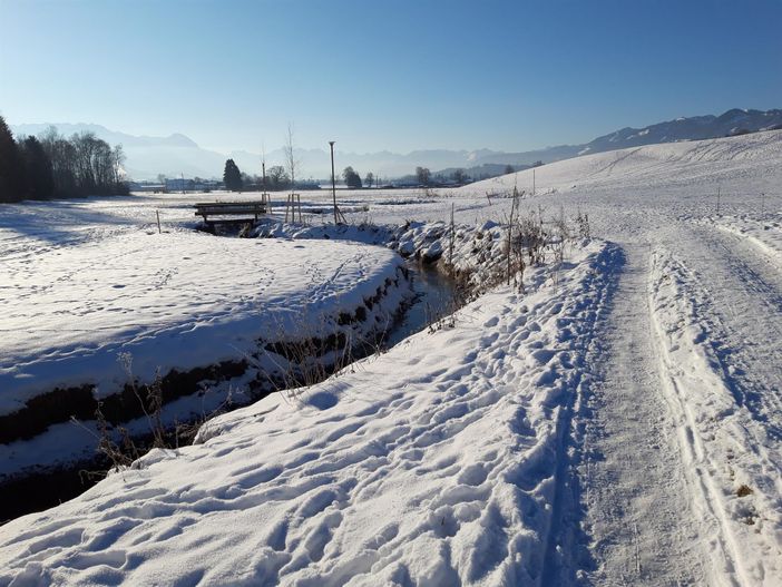 Winterwanderweg nach Burgberg