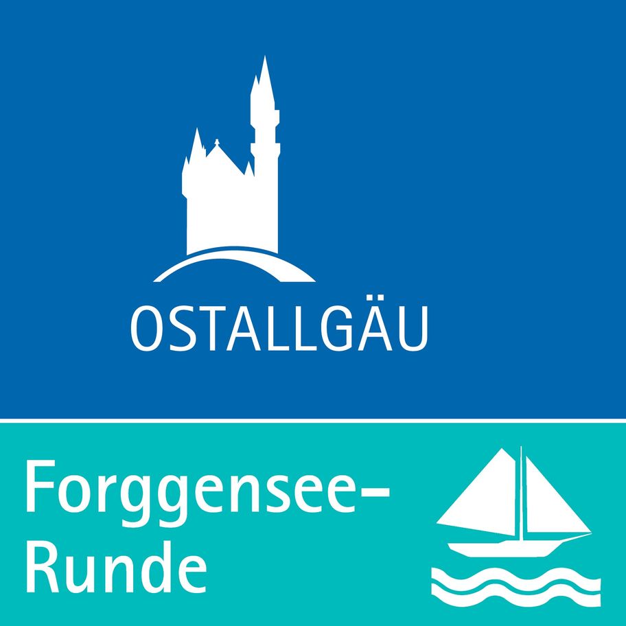 Routenlogo der Forggensee-Runde Ostallgäu