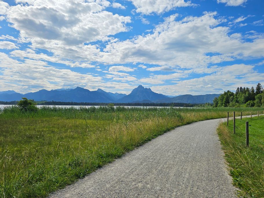 Hopfensee-Rundweg in Richtung Wiesbauer