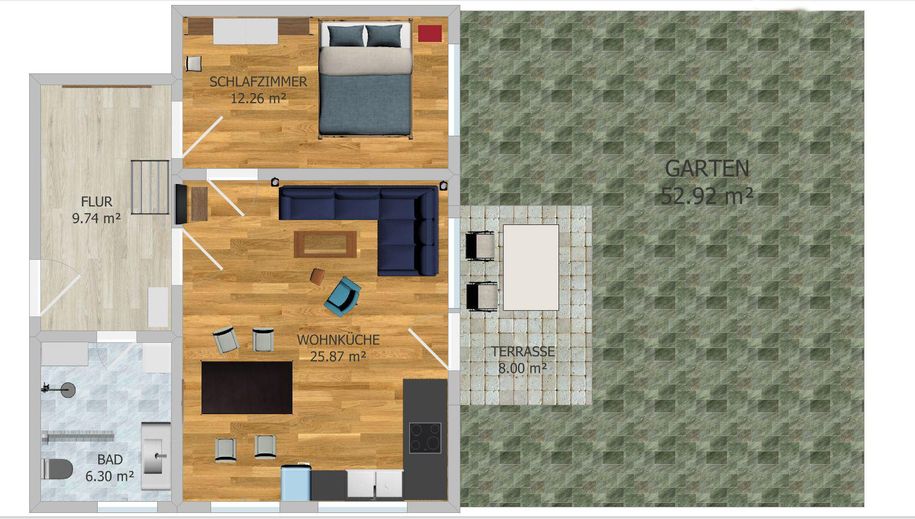 Grundriss Ferienwohnung