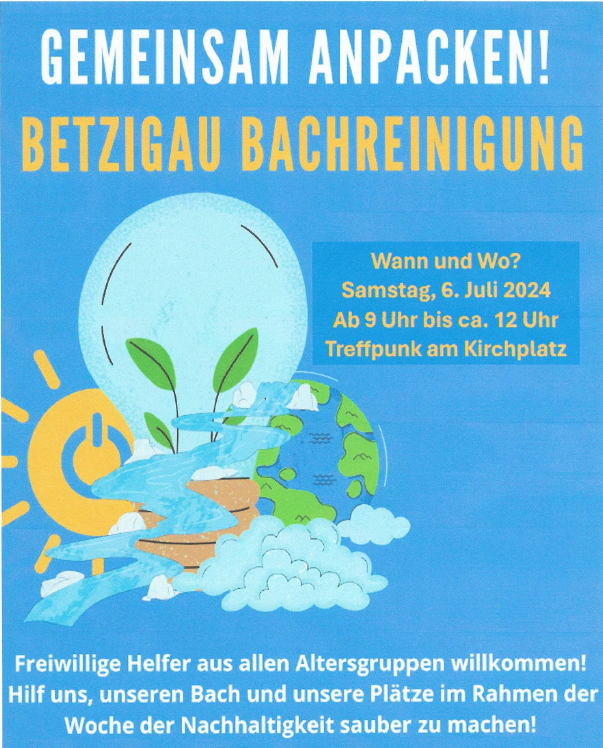 Bachreinigung Betzigau