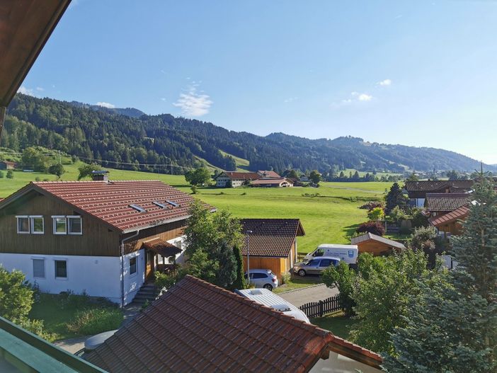 Blick auf die Nagelfluhhöhen