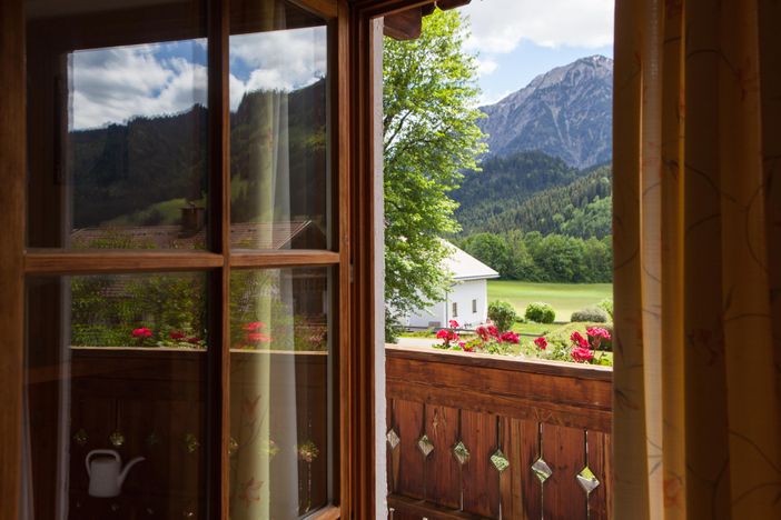 Gästehaus Eberhart Blick nach draußen