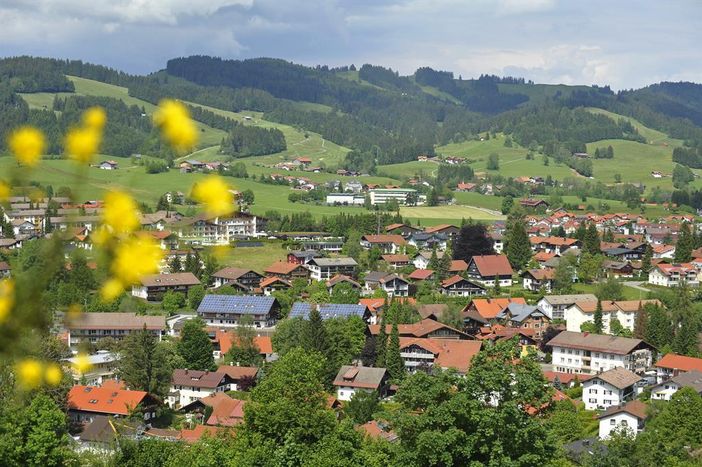 Oberstaufen von oben