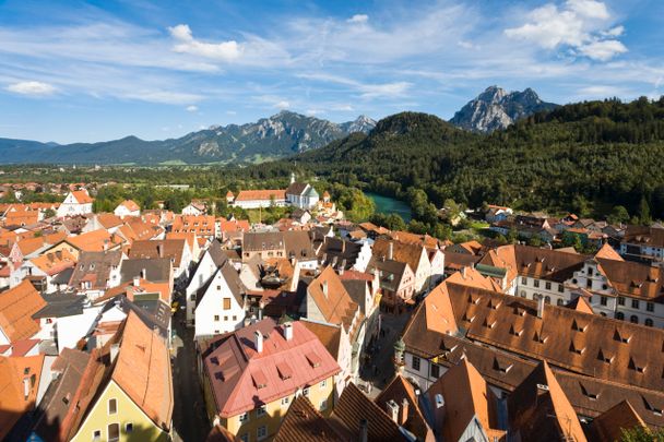 Sicht auf Füssen @Arthur F. Selbach