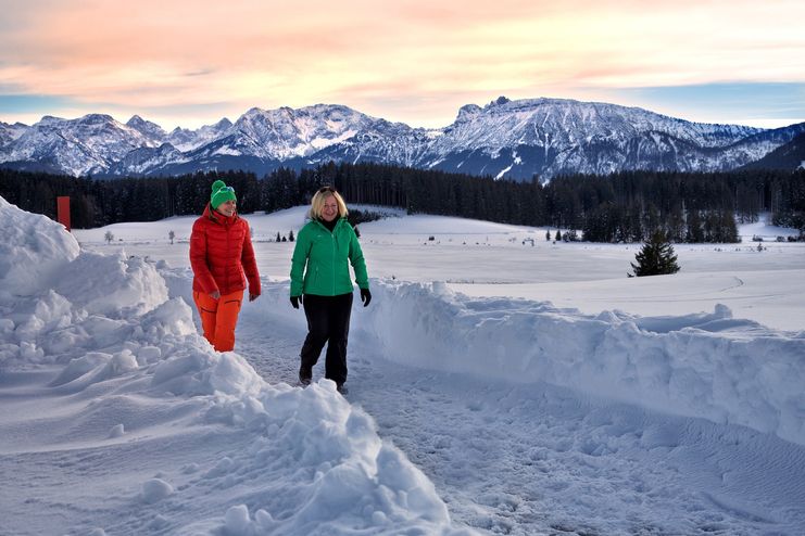 Winterwandern am Attlesee