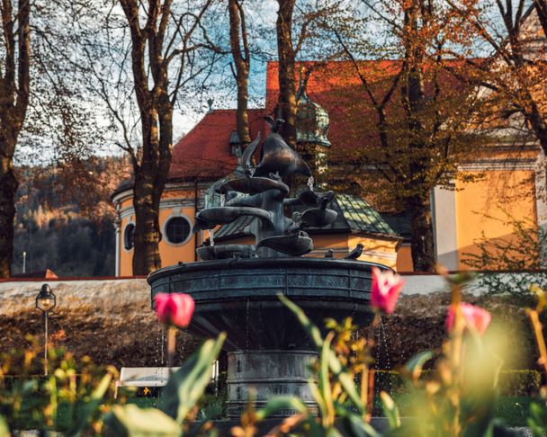 Vogelbrunnen Klostergarten © Alpsee Immenstadt Tourismus GmbH, Tobias Bäurle