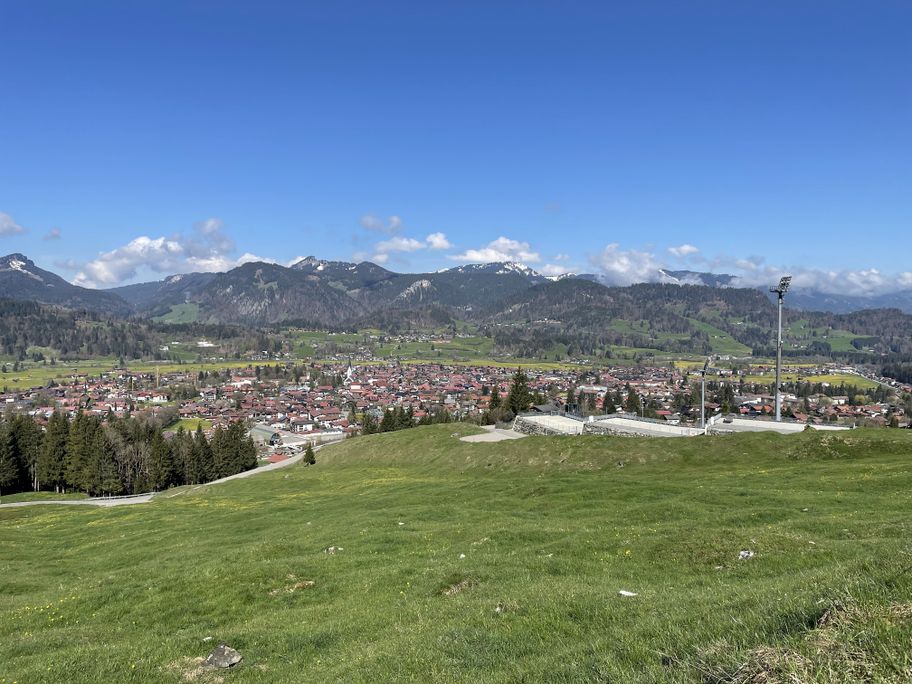 Blick auf Oberstdorf
