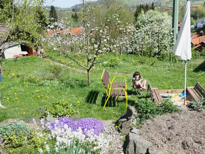 Garten im Frühling