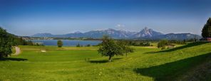 Panoramablick Hopfensee vom Ferienhof Schweiger