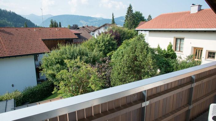 Blick vom Balkon