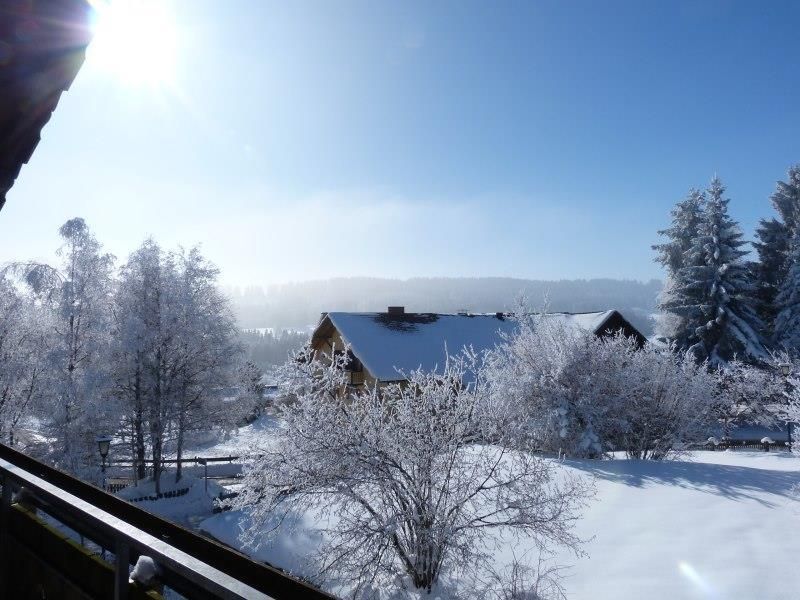 Blick vom Balkon