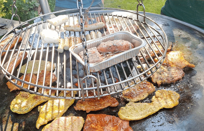 Grill am Spielplatz