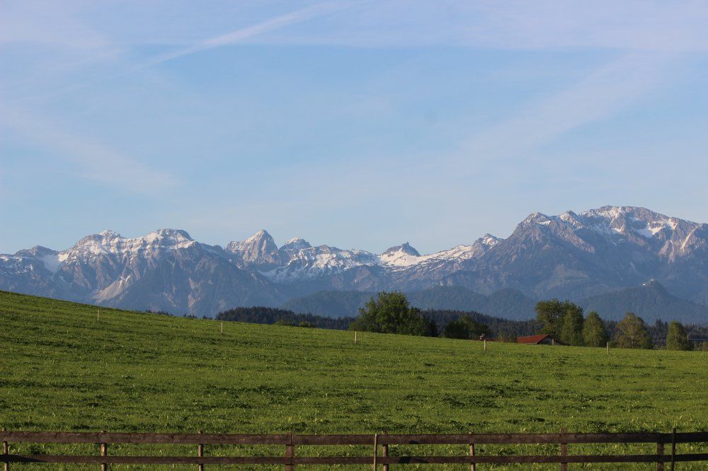 Genießen Sie den herrlichen Ausblick auf unserem Hof