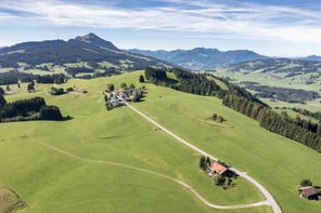 Ellegg Höhe mit Blick auf Grünten