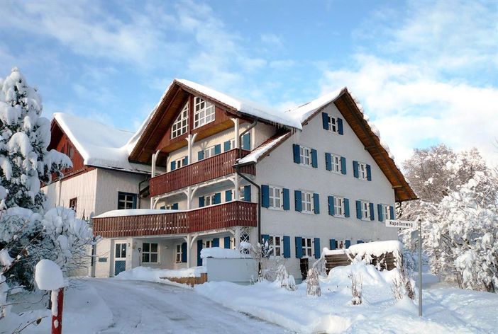 Haus im Winter