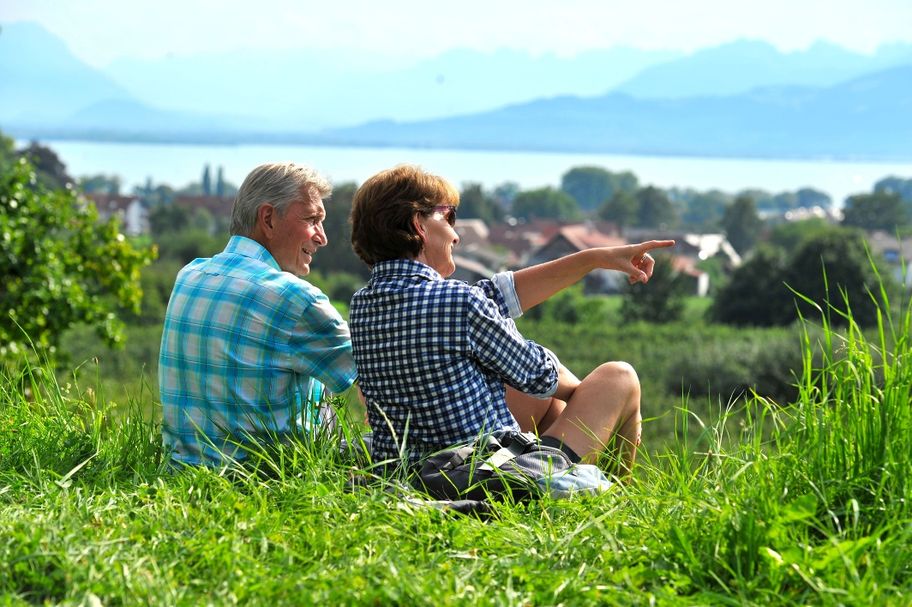 Blick von Streitelsfingen auf den Bodensee