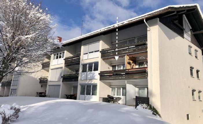 Balkon im Winter