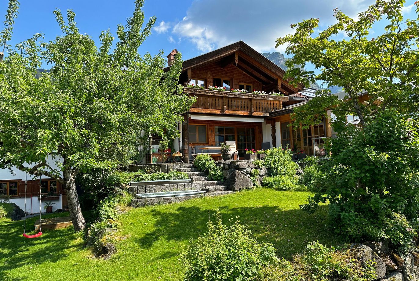 Wankleiten Balkon Wohnung Rauhornblick