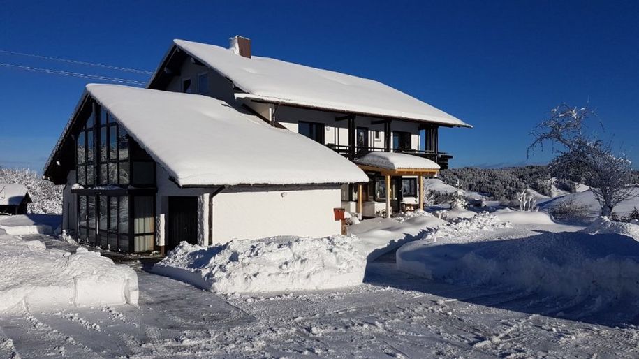 Haus Bergblick im Winter