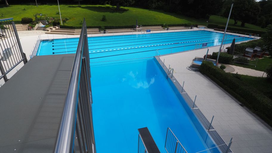 Freibad Stefanshöhe Sprung