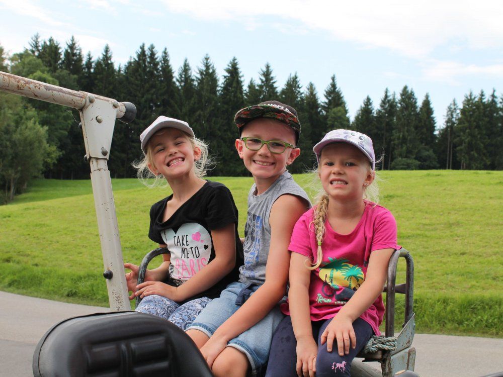 Spaß beim Traktorfahren