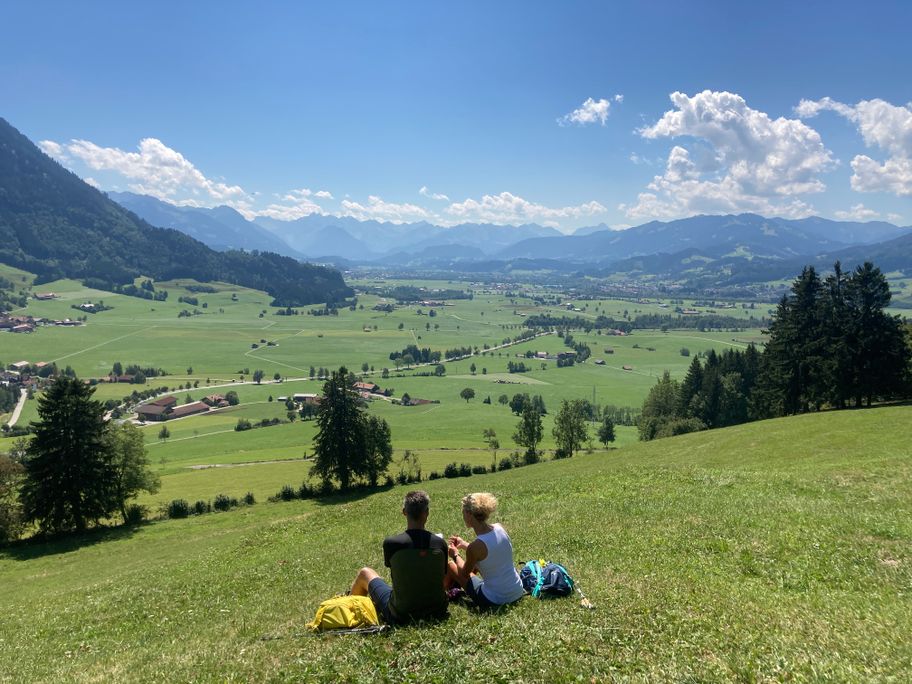 Blick ins Tal unterhalb der Gebhardshöhe