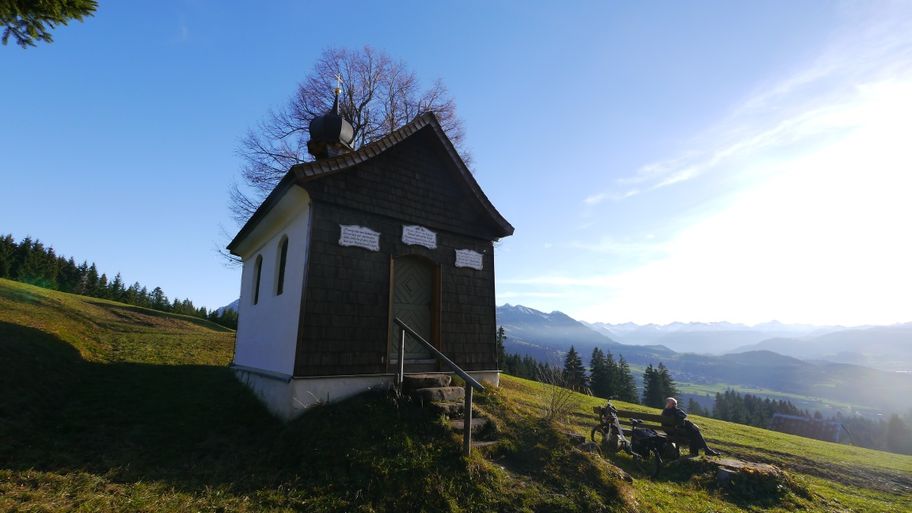 Die Kapelle als letzte Erinnerung an das verschwundene Bergdorf Oberried