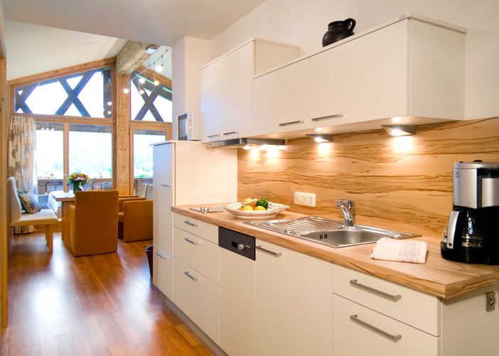 Küche und offener Wohnbereich mit Traum-Aussicht  © Fotostudio René