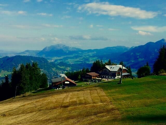 Söllereck Station mit Blick Richtung Grünten