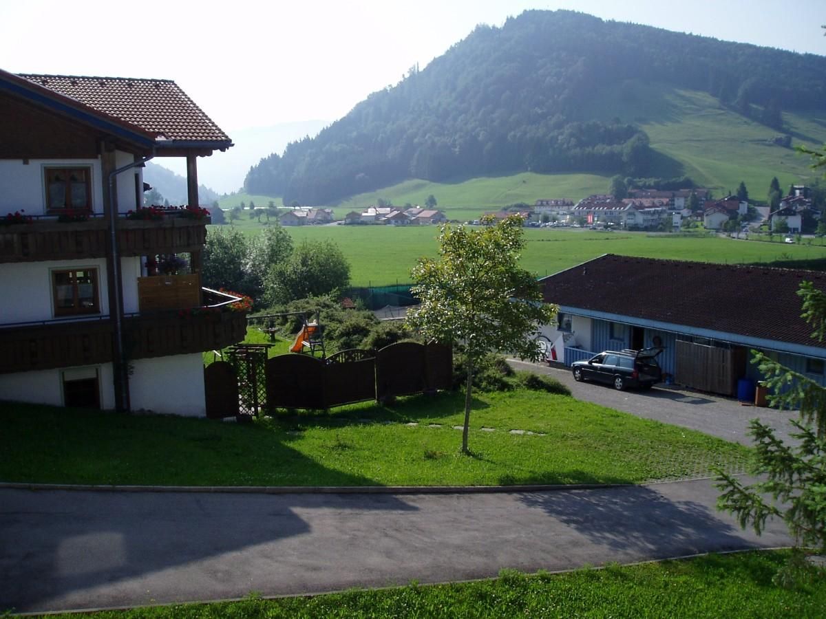 Blick vom Balkon auf Staufen
