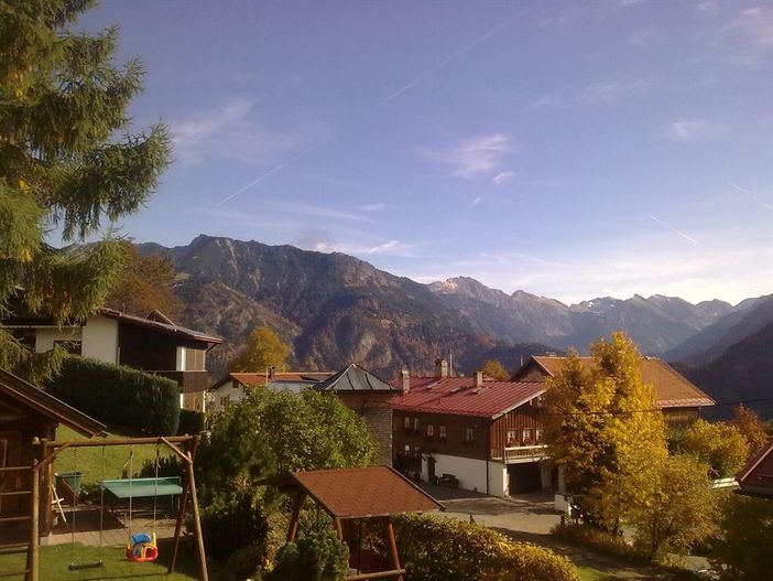 Ausblick Balkon