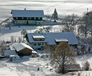 Unser Haus im Winter