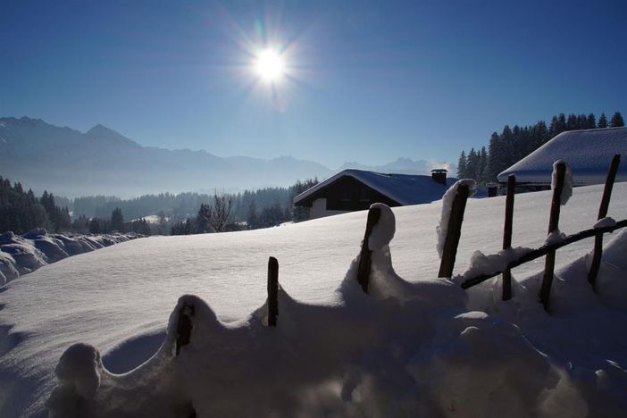 Schnee und Sonne pur